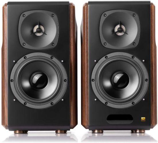 Edifier  S2000MKIII Powered Bluetooth Bookshelf 2.0 Speakers - Brown - Excellent