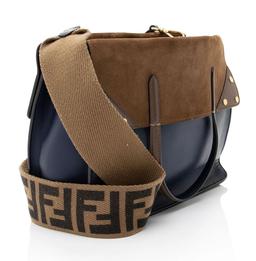 Fendi Suede Calfskin Grace Flip Tote