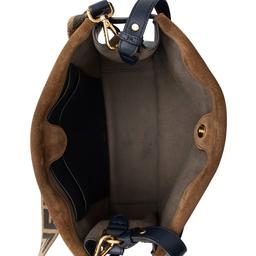 Fendi Suede Calfskin Grace Flip Tote