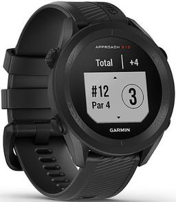 Garmin Approach S12 Golf Smartwatch - 125MB - 23mm - Black Polymer Case with Black Silicone Silicone Band