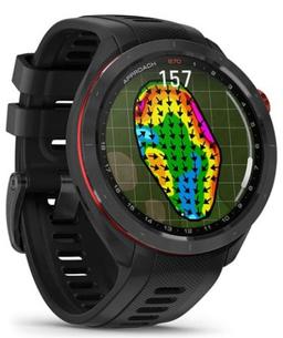 Garmin Approach S70 Smartwatch - 47mm - Black Ceramic Case with Black Silicone Silicone Band