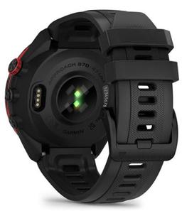 Garmin Approach S70 Smartwatch - 47mm - Black Ceramic Case with Black Silicone Silicone Band