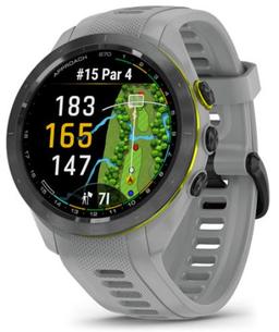 Garmin Approach S70 Smartwatch - 42mm - Powder Gray Ceramic Case with Powder Gray Silicone Silicone Band