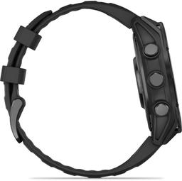 Garmin Fenix 8 Smartwatch - 32GB - 51mm - Slate Gray AMOLED Edition (Polymer) Case with Black Silicone Silicone Band