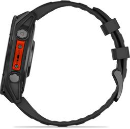 Garmin Fenix 8 Smartwatch - 32GB - 51mm - Slate Gray AMOLED Edition (Polymer) Case with Black Silicone Silicone Band