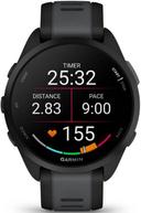 Garmin Forerunner 165 Running Watch Non Music Edition (Fiber-Reinforced Polymer) 30.4mm in Black in Acceptable condition