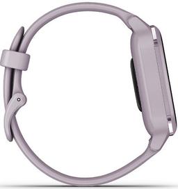 Garmin Venu Sq Smartwatch - 33.1mm - Metallic Orchid Fiber-reinforced Polymer Case with Orchid Silicone Silicone Strap