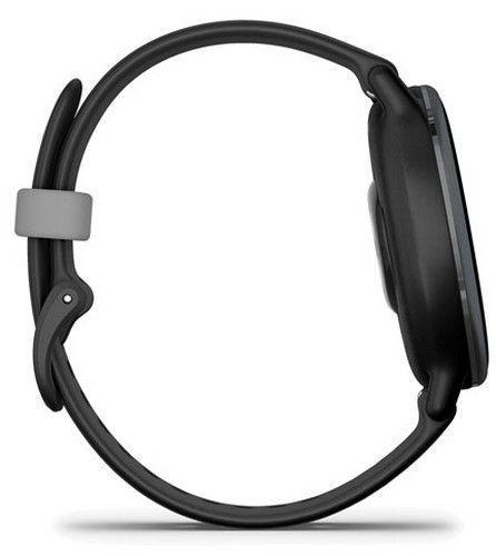 Garmin Vivoactive 5 Smartwatch - 30.4mm - Black Fibre-reinforced polymer Case with Black Silicone Silicone Strap