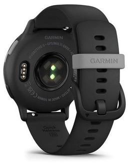 Garmin Vivoactive 5 Smartwatch - 30.4mm - Black Fibre-reinforced polymer Case with Black Silicone Silicone Strap