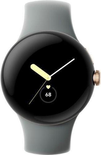 Google Pixel Watch 1 (Bluetooth + LTE) - 32GB - 41mm - Champagne Gold Stainless Steel Case with Hazel Fluoroelastomer Active Band
