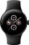 Google Pixel Watch 2 (Bluetooth + LTE) - 32GB - 1.2 inch - Matte Black Aluminum Case with Obsidian Fluoroelastomer Active Band