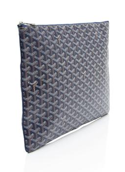 Goyard Goyardine Canvas Senat GM Pouch
