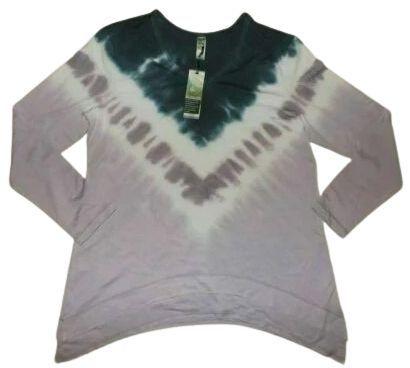 GreenTea Women's Tie Dye Top XXL