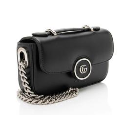Gucci Calfskin Petite GG Mini Shoulder Bag