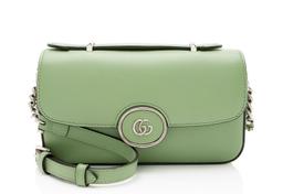 Gucci Calfskin Petite GG Mini Shoulder Bag