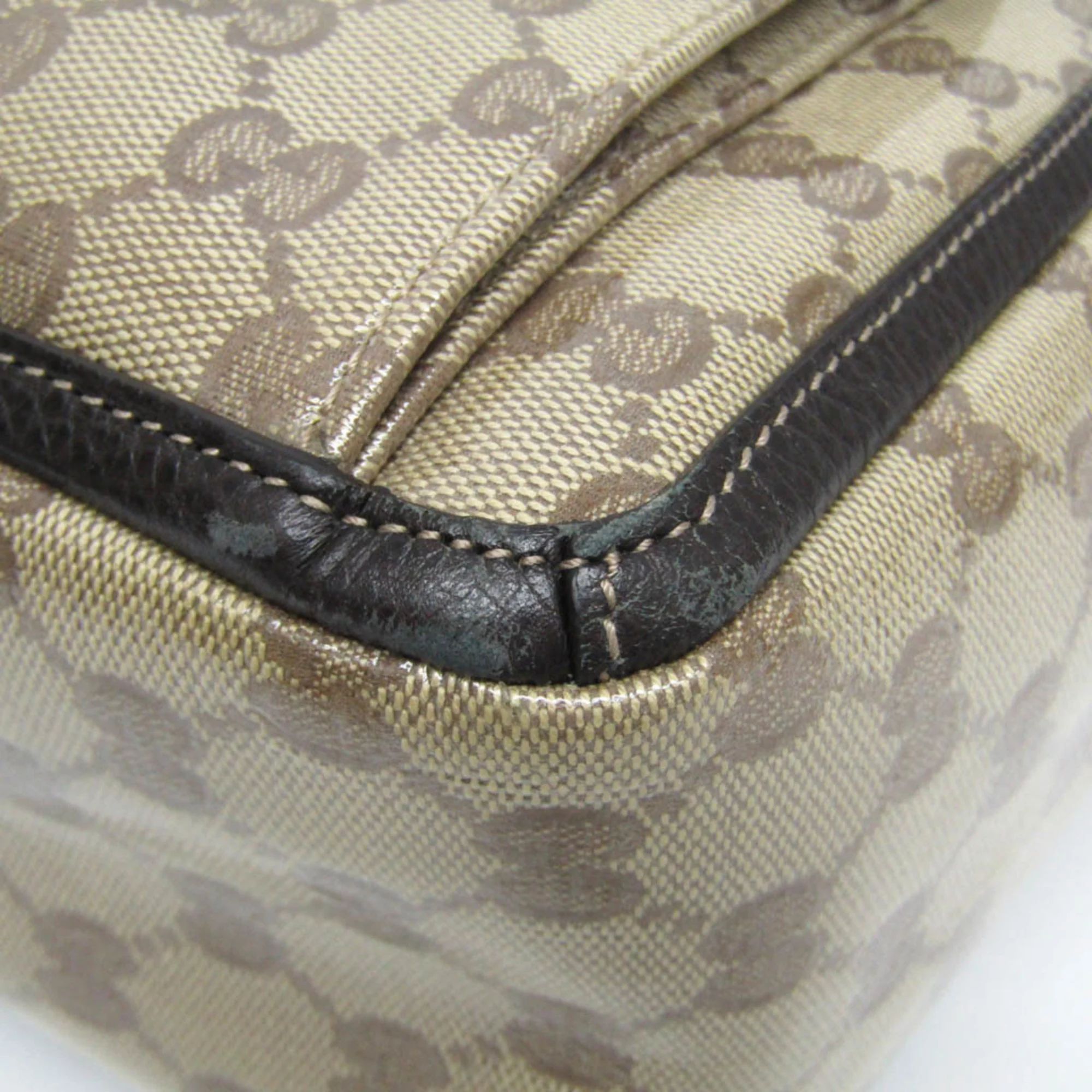 Gucci GG Crystal Leather PVC Tote Bag