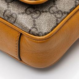 Gucci GG Supreme Leather Padlock Mini Crossbody