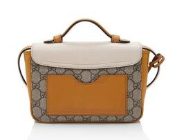 Gucci GG Supreme Leather Padlock Mini Crossbody