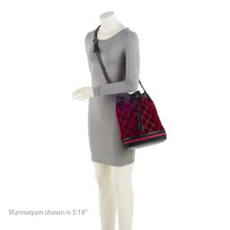 Gucci GG Velvet Web Bucket Bag