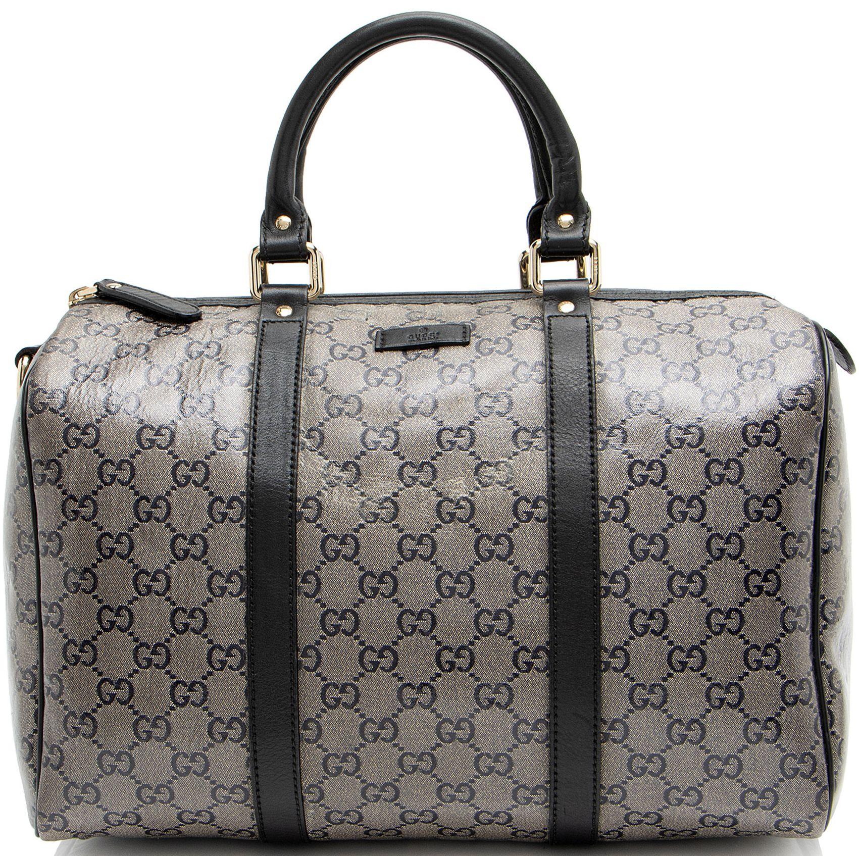 Gucci Glitter GG Supreme Joy Boston Bag