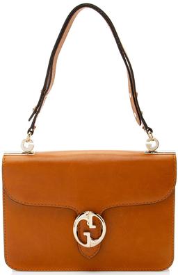 Gucci Leather 1973 Flap Medium Shoulder Bag