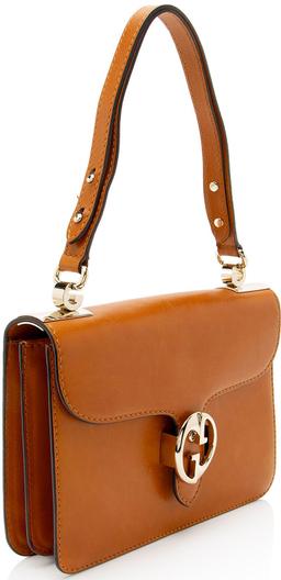 Gucci Leather 1973 Flap Medium Shoulder Bag