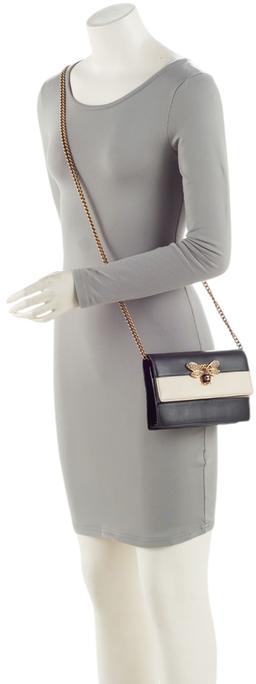 Gucci Leather Queen Margaret Wallet on Chain