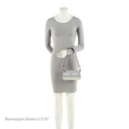 Gucci Metallic Calfskin Blondie Mini Barrel Bag