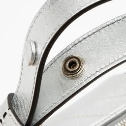 Gucci Metallic Calfskin Blondie Mini Barrel Bag