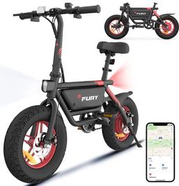 Gyrocopters Fury Electric Bike for Adults/Teens - Black