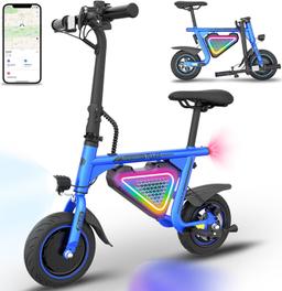 Gyrocopters Radi8 Electric Ride-on Scooter - Blue