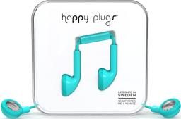 Happy Plugs Headphones with Mic and Remote - Turquoise