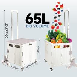 Honshine Foldable Cart with Stair Climbing Wheels