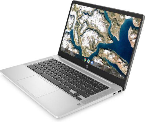 HP 14a-na0031wm Chromebook 14" - Silver - Intel Pentium Silver N5000 1.1GHz - 4GB RAM - 64GB