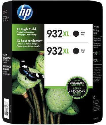 HP 932XL High Yield Original Ink Cartridge (2Pack)