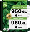 HP 950XL High Yield Original Ink Cartridge (2Pack)
