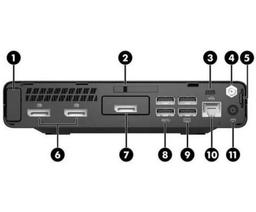 HP EliteDesk 800 G3 Mini PC - Intel Core i5-6500T 2.5GHz - 256GB - Black - 32GB RAM