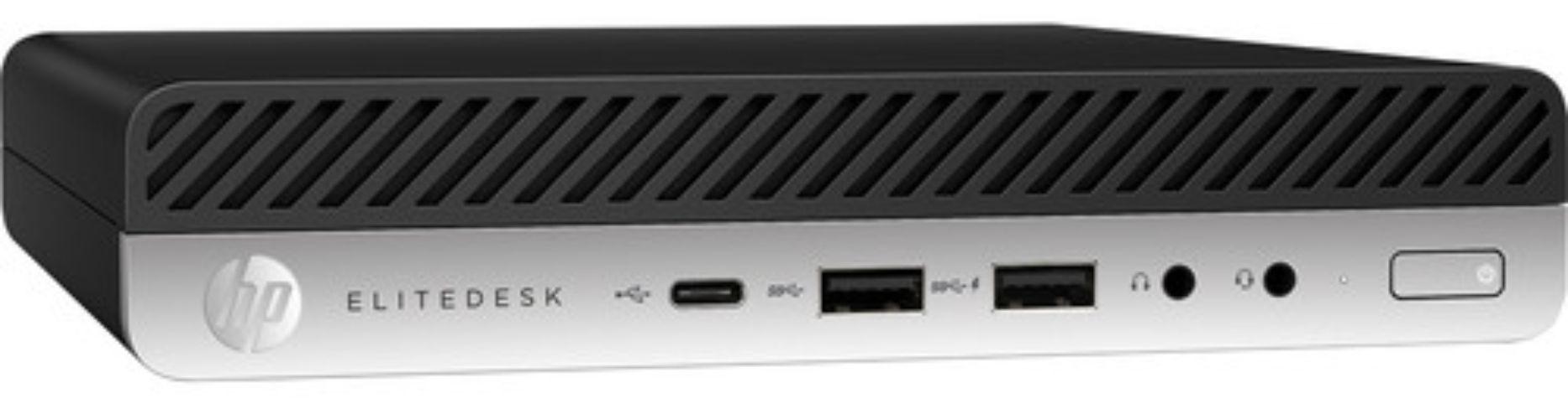 HP EliteDesk 800 G4 Desktop Mini Business PC - Intel Core i7-8700T 2.4GHz - 512GB - Black - 16GB RAM