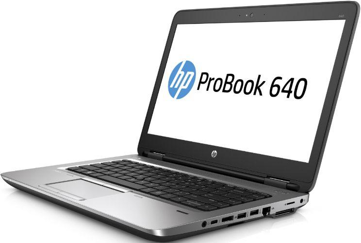 HP ProBook 640 G2 Notebook PC 14" - Black - Intel Core i5-6300U 2.4GHz - 8GB RAM - 128GB