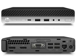 HP ProDesk 600 G4 Desktop Mini Business PC - Intel Core i5-8500T 2.1GHz - 256GB - Black - 16GB RAM