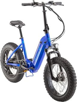 Hurley Bikes Stowaway Multi-Speed Folding E-Bike