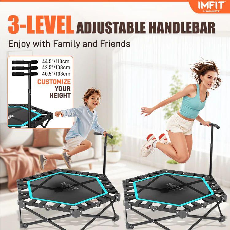 IMFIT Foldable Fitness Trampoline - Black