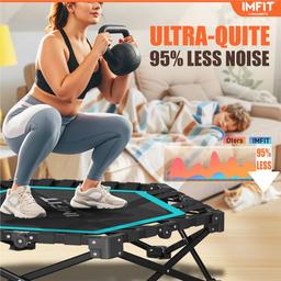 IMFIT Foldable Fitness Trampoline - Black