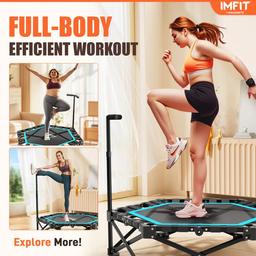 IMFIT Foldable Fitness Trampoline - Black