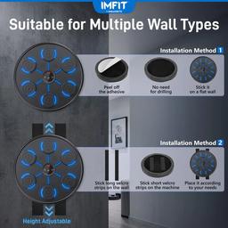 IMFIT Music Boxing Machine with Gloves - Black