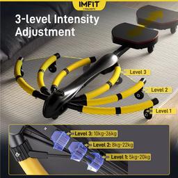 IMFIT PowerArc Abdominal Machine - Black/Yellow