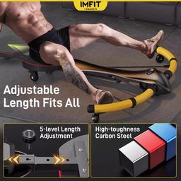 IMFIT PowerArc Abdominal Machine - Black/Yellow