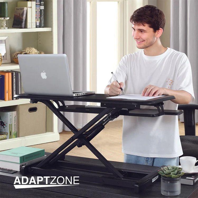 IMGadgets Adjustable Sit-Stand Desk Riser 33" - Black