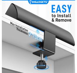 IMGadgets Desk Clamp Power Strip - Black