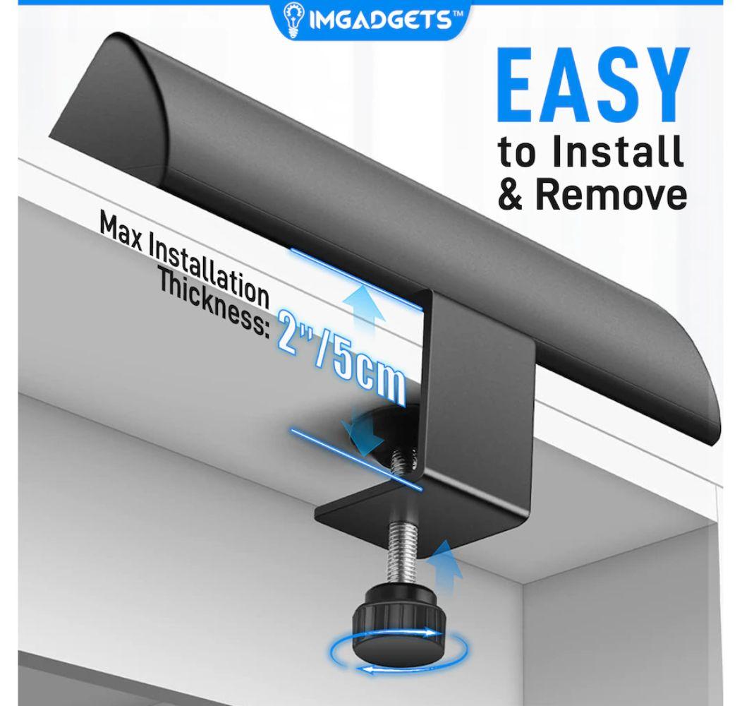 IMGadgets Desk Clamp Power Strip - Black